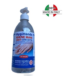 Soluzione liquida igienizzante 500ml Hygihands alcool > 65%