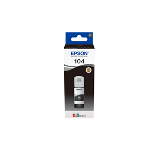 Epson EcoTank 104 - 65 ml - nero - originale - serbatoio inchiostro - per EcoTank ET-14100, 1810, 2721, 2810, 2811, 2812, 2814, 2815, 2820, 2821, 2825, 2826, 4800