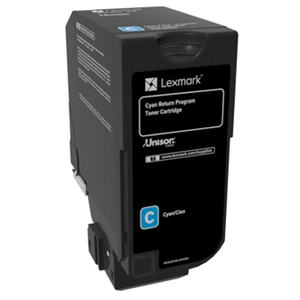 LEXMARK 74C20C0 TONER CIANO RETURN CS720/25
