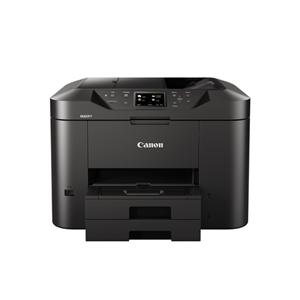 Canon MAXIFY MB2750 - Stampante multifunzione - colore - ink-jet - A4 (210 x 297 mm), Legal (216 x 356 mm) (originale) - A4/Legal (supporti) - fino a 22 ppm (copia) - fino a 24 ipm (stampa) - 500 fogli - 33.6 Kbps - USB 2.0, LAN, Wi-Fi(n), host USB