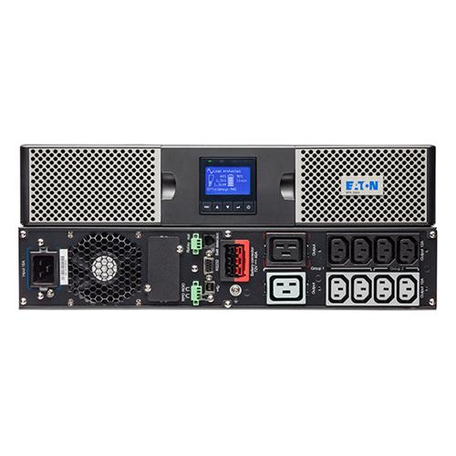 Eaton 9PX 3000i RT2U - UPS (installabile in rack / esterno) - 200/208/220/230/240 V c.a. V - 3000 watt - 3000 VA - 1 fase - RS-232, USB - connettori di uscita 10 - PFC (fattore di correzione alimentazione) - 2U
