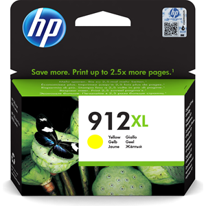 HP CART INK GIALLO N. 912XL PER OFFICEJET 8012, 8013, 8014, 8015, 8022, 8024, 8025, 8035 TS