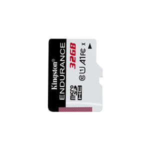 Kingston High Endurance - Scheda di memoria flash - 32 GB - A1 / UHS-I U1 / Class10 - UHS-I microSDHC