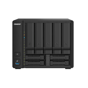 QNAP TS-932PX - Server NAS - 9 alloggiamenti - SATA 6Gb/s - RAID 0, 1, 5, 6, 10, 50, JBOD, sostituzione a caldo, hot spare 6, 60, 50 sostituzione a caldo, hot spare 10, hot spare 60, 1 hot spare - RAM 4 GB - Gigabit Ethernet / 2.5 Gigabit Ethernet /