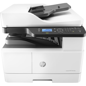 HP LaserJet MFP M443nda - Stampante multifunzione - B/N - laser - A3/Ledger (297 x 432 mm) (originale) - A3/Ledger (supporti) - fino a 25 ppm (copia) - fino a 25 ppm (stampa) - 350 fogli - USB 2.0, LAN