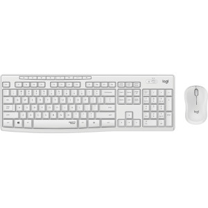 Logitech MK295 Silent - Set mouse e tastiera - senza fili - 2.4 GHz - italiana - bianco spento