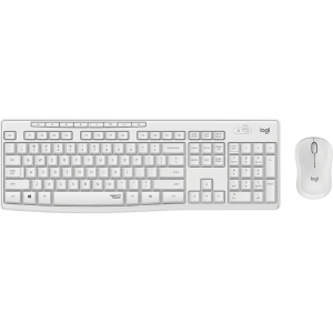 LOGITECH TASTIERA MK295 LOG WIRELESS+MOUSE W USB SILENT WHITE