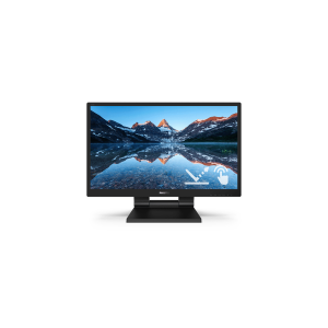 Philips B Line 242B9TL - Monitor a LED - 24" (24" visualizzabile) - touchscreen - 1920 x 1080 Full HD (1080p) @ 60 Hz - IPS - 250 cd/m² - 1000:1 - 5 ms - HDMI, DVI-D, VGA, DisplayPort - altoparlanti - black texture