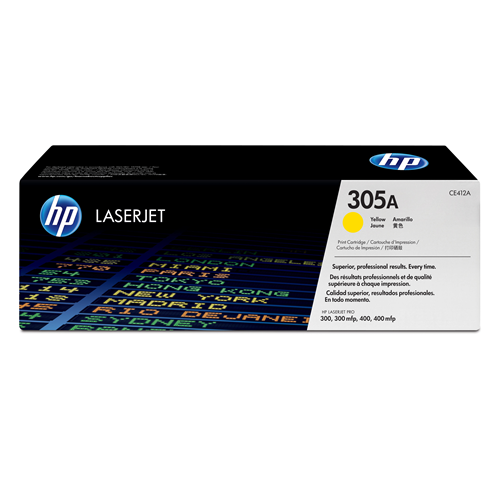 HP TONER GIALLO PER M351/451/3375/475 LJ PRO300/400 2600PAG, 305A