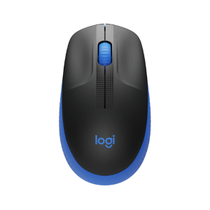 LOGITECH MOUSE WIRELESS M190 FULL-SIZE, OTTICO, USB, BLU