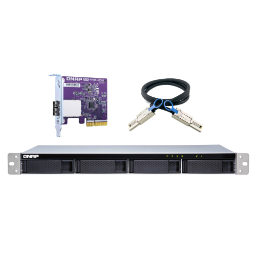 QNAP TL-R400S - Array unit? disco rigido - 4 alloggiamenti (SATA-600) - SATA 6Gb/s (esterna) - montabile in rack - 1U