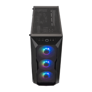 COOLER MASTER CASE MB500 ARGB MID TOWER, SIDE PANEL, MICROATX-MINI ITX, 2XUSB 3.2, 2XUSB 2.0, 1X3.5MM AUDIO JACK, 1X3.5MM MIC JACK, 1XARGB CONTROLLER, 1XARGB 2-TO-3 SPLITTER, 2X120MM ARGB FAN FRONT, 1X120MM ARGB FAN REAR, NERO