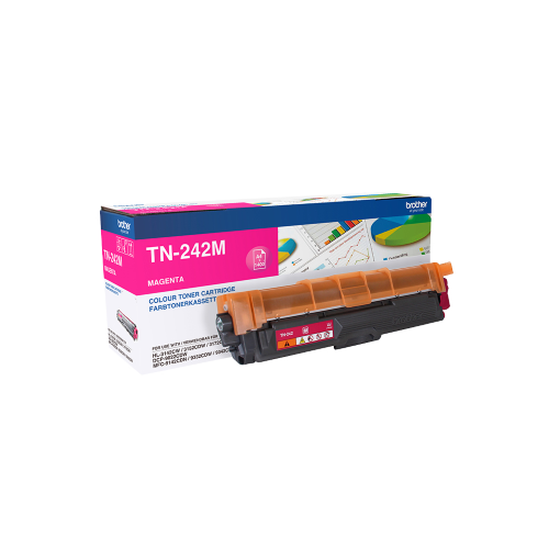 Brother TN242M - Magenta - originale - cartuccia toner - per Brother DCP-9017, DCP-9022, HL-3142, HL-3152, HL-3172, MFC-9142, MFC-9332, MFC-9342