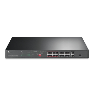 TP-LINK 16-Port 10/100 Mb+2-Port Gb Switch