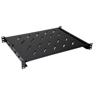 LINK RIPIANO PER ARMADIO RACK 19" ALLUNGABILE 350 MM CON 4 AGGANCI NERO