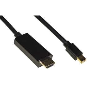 LINK CAVO MINI DISPLAYPORT 1.4 - HDMI 2.0 CONTATTI DORATI 4KX2K 60HZ 18GBPS HDR RGB 4:4:4 MT 1,8