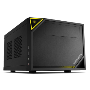 SHARKOON CASE MINI-ITX, 2 SLOT, 37 X 22.5 X 18.0 CM , USB 3.0, USB 2.0, 1X 120 MM FAN (PRE-INSTALLED), DRIVE BAYS 2,5"-SSD