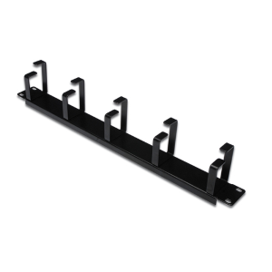 DIGITUS PANNELLO GUIDACAVI CON ANELLI PER ARMADI RACK 19" 1U NERO