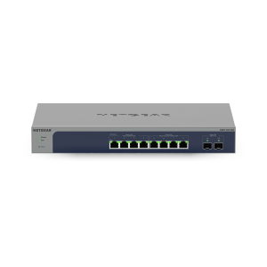 NETGEAR Switch Smart 10 Porte PoE MultiGig/10G-8x PoE++ 295W, 2x 10G SFP+, Gestione Cloud, Desktop/Rackmount e Garanzia a Vita