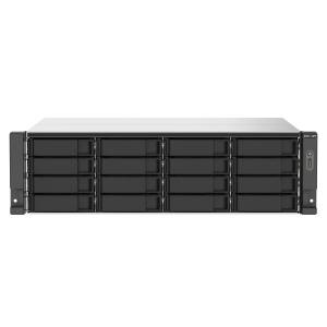 QNAP TS-1673AU-RP - Server NAS - 16 alloggiamenti - montabile in rack - SATA 6Gb/s - RAID 0, 1, 5, 6, 10, JBOD, sostituzione a caldo, hot spare 6, hot spare 10 - RAM 16 GB - Gigabit Ethernet / 2.5 Gigabit Ethernet - iSCSI supporto - 3U