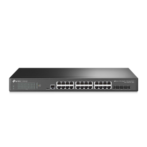 TP-LINK SWITCH 24P RJ45 4P SFP+ 10GE 1P RJ45 CONSOLE 1P MICRO-USB