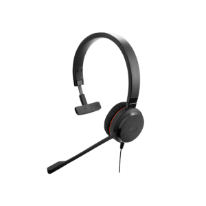 Jabra Evolve 30 II MS Mono - Cuffie con microfono - over ear - cablato - USB, jack 3,5 mm - Certificato per Skype for Business
