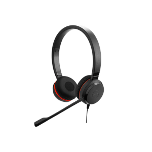 Jabra Evolve 30 II MS stereo - Cuffie con microfono - over ear - cablato - USB, jack 3,5 mm - Certificato per Skype for Business