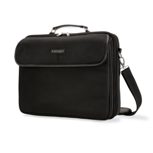 KENSINGTON Borsa per notebook adatta per notebook da 15,4".Comparto imbottito per la protezione del notebook.Comoda tasca esterna per riporre i documenti di viaggio.Fascia per il trolley.Tasche interne per gli accessori.