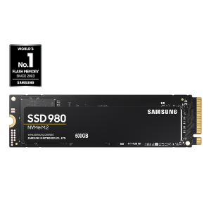 Samsung 980 MZ-V8V500BW - SSD - crittografato - 500 GB - interno - M.2 2280 - PCIe 3.0 x4 (NVMe) - 256 bit AES - TCG Opal Encryption