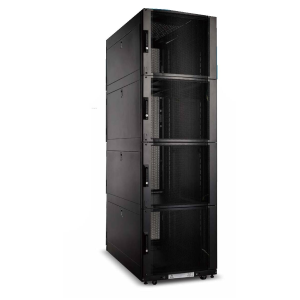 LINK ARMADIO RACK 19" 42U CON 4 COMPARTIMENTI 1992(A) x 1070(P) X 600(L) NERO PORTE TRAFORATE
