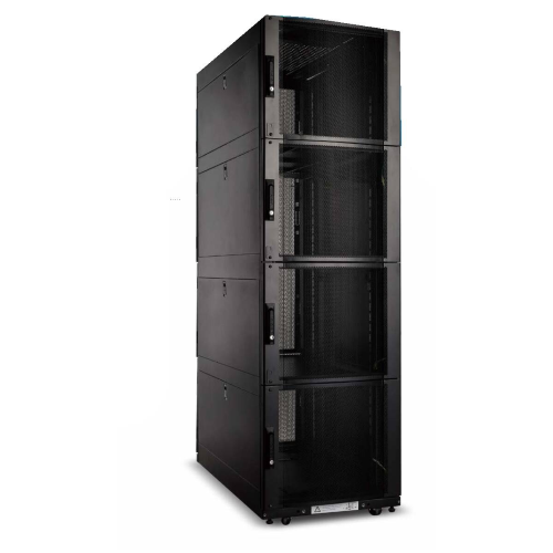 LINK ARMADIO RACK 19" 42U CON 4 COMPARTIMENTI 1992(A) x 1070(P) X 600(L) NERO PORTE TRAFORATE
