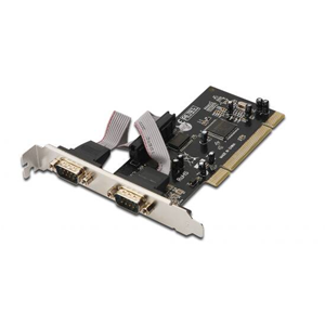 DIGITUS SCHEDA AGGIUNTIVA INTERFACCIA SERIALE PCI 9 POLI MASCHIO 2 PORTE