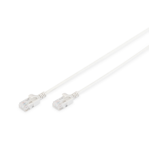 DIGITUS CAVO RETE CATEGORIA 6 NON SCHERMATO UTP LSZH SLIM COLORE GRIGIO MT 2