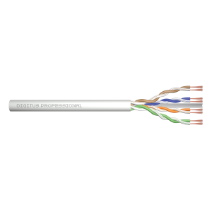 DIGITUS CAVO FLESSIBILE NON SCHERMATO UTP HALOGENFREE PER RETI CATEGORIA 6A IN RAME MATASSA MT.305