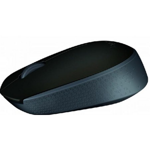 Logitech M171 - Mouse - per destrorsi e per sinistrorsi - senza fili - 2.4 GHz - ricevitore wireless USB - nero