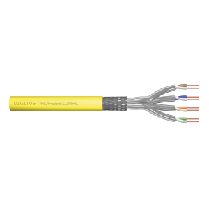 CAVO RETE CAT 7A S/FTP SOLIDO DA INSTALLAZIONE SIMPLEX MATASSA MT 100 CLASSE CPR: DCA DIGITUS