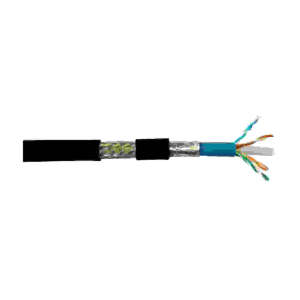 LINK CAVO SOLIDO SCHERMATO PER RETI CATEGORIA 6 LSZH+PE AWG24 IN RAME MATASSA MT 305 ARMATO ANTIRODITORE LSZH+PE