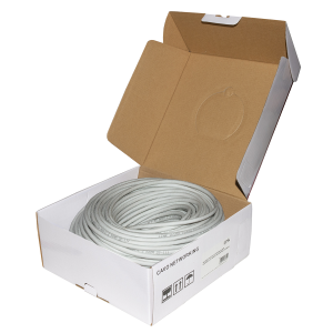 LINK MATASSA CAVO RETE CATEGORIA 6A NON SCHERMATO UTP AWG24 HALOGENFREE FLESSIBILE COLORE GRIGIO MT.100