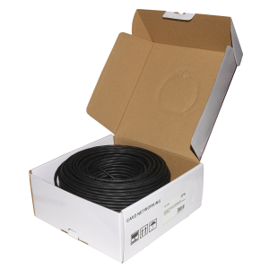 LINK MATASSA CAVO RETE CATEGORIA 6A NON SCHERMATO UTP AWG24 HALOGENFREE FLESSIBILE COLORE NERO MT.100