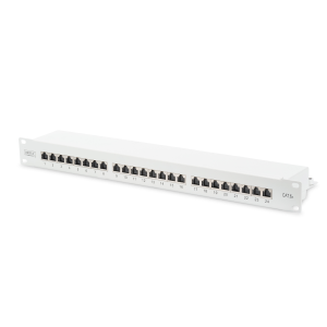 DIGITUS PANNELLO PATCH 19" CATEGORIA 6A SCHERMATO 24 PORTE 8 POLI RJ45