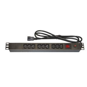LINK ARMADIO RACK MULTIPRESA 9 PRESE 19 FEMMINE IEC C13 CON INTERRUTTORE
