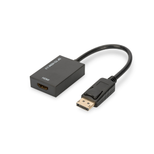 DIGITUS ADATTATORE ATTIVO DISPLAYPORT MASCHIO - HDMI FEMMINA