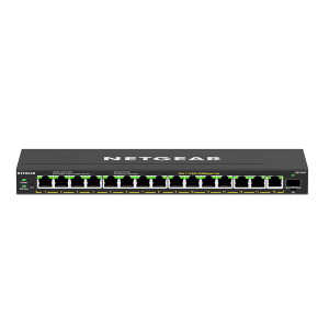 NETGEAR Plus GS316EP - Switch - gestito - 15 x 10/100/1000 (PoE+) + 1 x SFP - desktop, montaggio a parete - PoE+ (180 W)