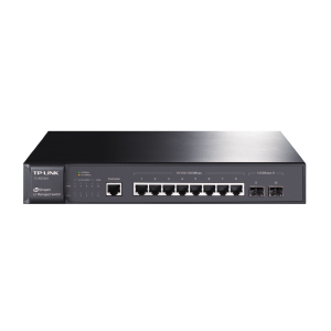 TP-Link JetStream TL-SG3210 - Switch - gestito - 8 x 10/100/1000 - desktop, montabile su rack