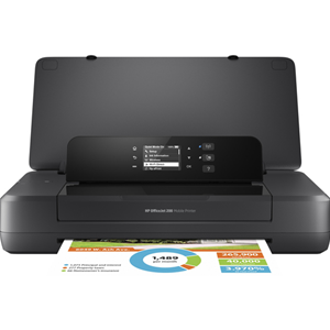 HP Officejet 200 Mobile Printer - Stampante - colore - ink-jet - A4/Legal - 1200 x 1200 dpi - fino a 20 ppm (mono) / fino a 19 ppm (colore) - capacità 50 fogli - USB 2.0, host USB, Wi-Fi