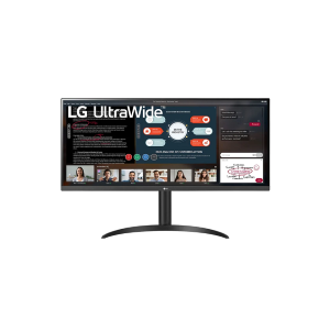 LG ELECTRONICS LG 34WP550-B - Monitor a LED - 34" - 2560 x 1080 UWFHD @ 75 Hz - IPS - 250 cd/m² - 1000:1 - HDR10 - 5 ms - 2xHDMI - anteriore nero, retro nero testurizzato, base nera metallizzata