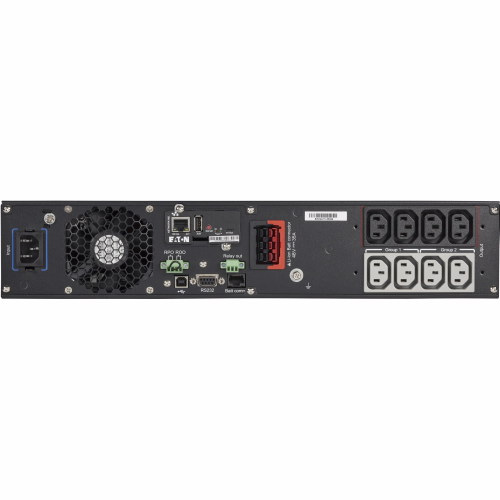Eaton 9PX Lithium-ion - Netpack - UPS (installabile in rack / esterno) - 200/208/220/230/240 V c.a. V - 1500 watt - 1500 VA - 1 fase - Ethernet 10/100/1000, RS-232, USB - connettori di uscita 8 - 2U - 19" - nero, argento
