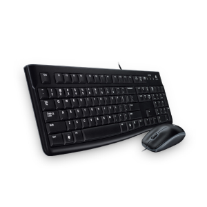 Logitech Desktop MK120 - Set mouse e tastiera - USB - Ceca