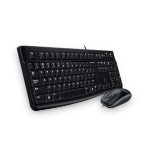 Logitech Desktop MK120 - Set mouse e tastiera - USB - Nordico
