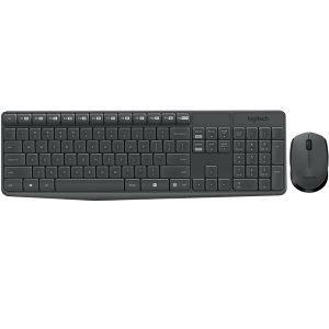 Logitech MK235 - Set mouse e tastiera - senza fili - 2.4 GHz - Portoghese